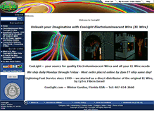 Tablet Screenshot of coolight.com